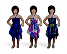 [72012] Robe enfant Pop Corn - Hawaï 2-5 ans Rima