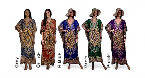 [73004] Kaftan Long Bazari