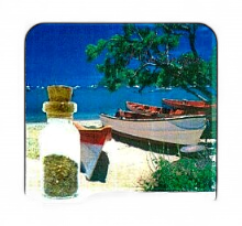 [15193] Magnet Epoxy Carré Avec Bouteille Yole MQ