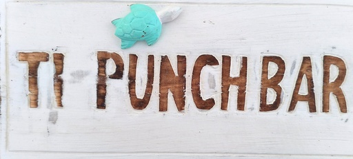 [45116] Panneaux en Bois Sculpté Ti Punch Bar