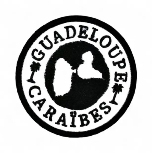 [12010] Patch écusson Rond Carte Caraïbes