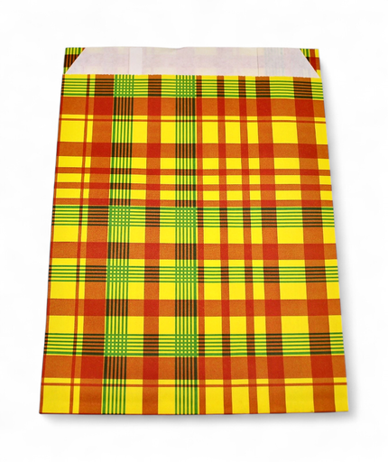 [92012] Sac Papier Madras taille 16*22 cm