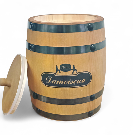 [97045] Pot à sucre forme tonneau personnalisé DAMOISEAU