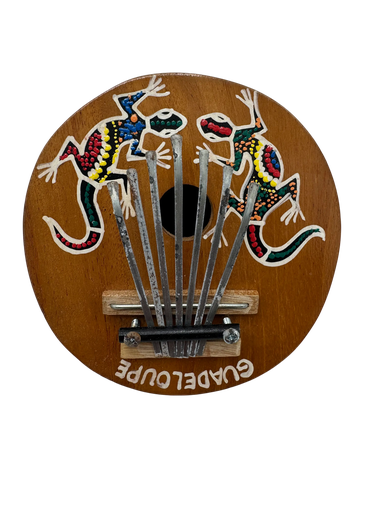 [51039] Karimba peint animaux 