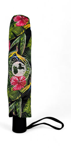 [14006] Parapluie Pliable Automatique Fleur