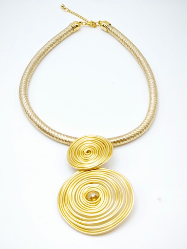 [26050] Collier acier inoxydable forme circulaire