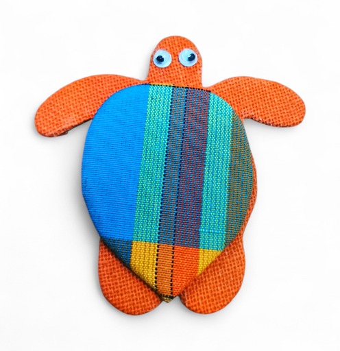 [15281] Magnet tissus madras tortue GP