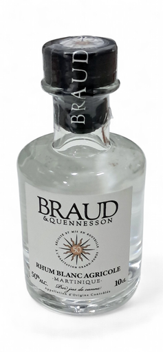 [32047] Mignonnette BRAUD&QUENESSON Rhum Blanc 10CL 50%