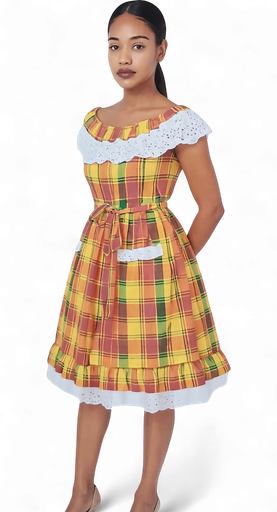 [76040] Robe adulte GUAVABERRY - Madras taille XL Rima